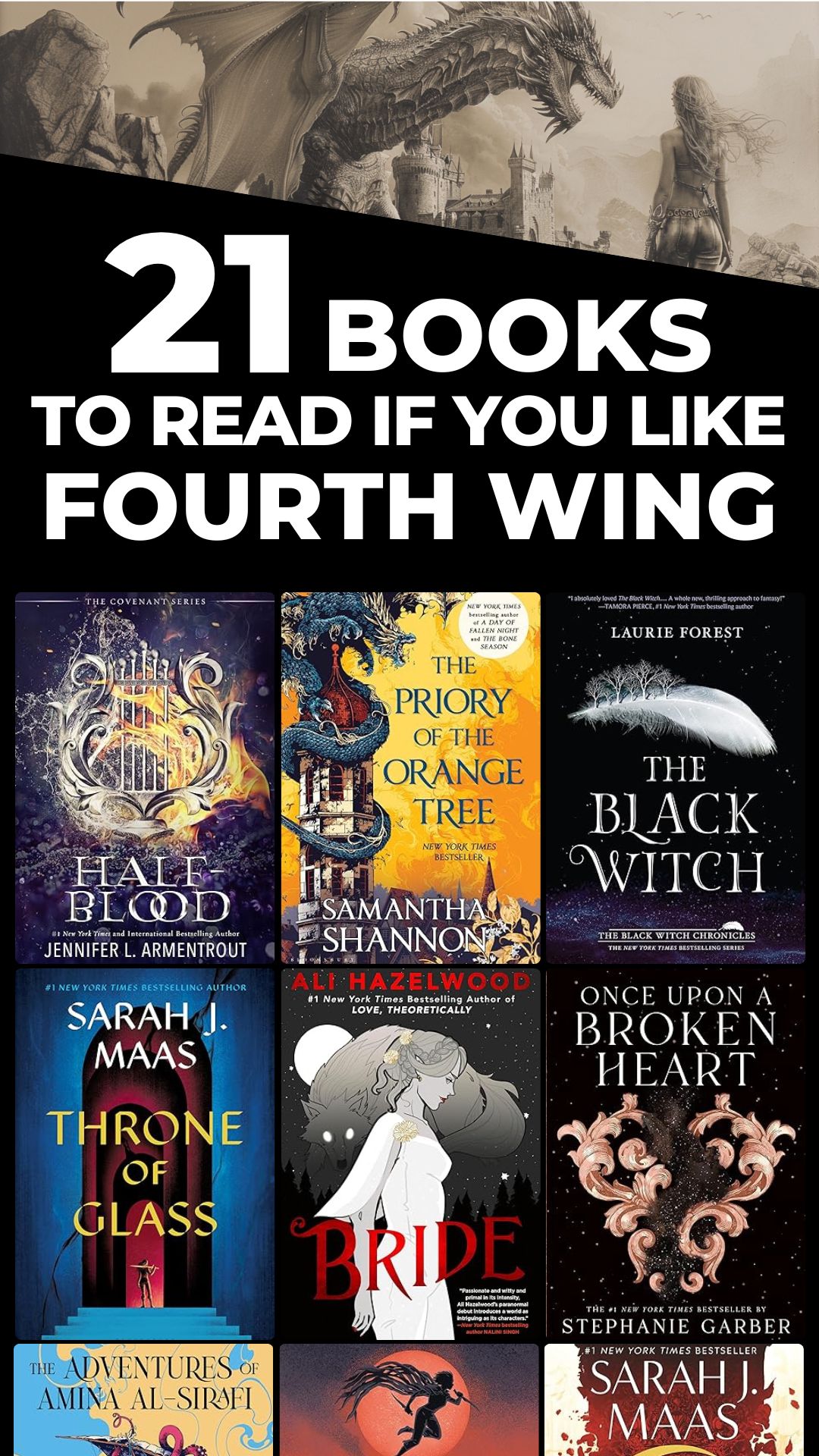 Books Recommendations if you like 'Fourth Wing